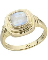 Auree - California Cushion Moonstone Vermeil Ring - Lyst