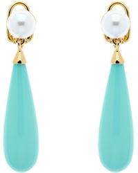 Emma Holland Jewellery - Pearl Teardrop Pearl Earrings - Lyst