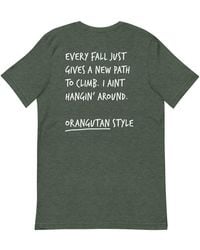 Anchor and Crew - Forest Think Ocean Orangutan Aspirations Cotton Embroidered T-Shirt - Lyst