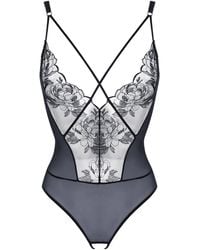 BonBon Lingerie - Coco Heart Ouvert Bodysuit - Lyst