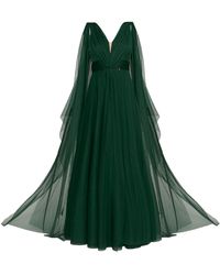 Angelika Jozefczyk - Terracotta Tulle Evening Gown Emerald - Lyst