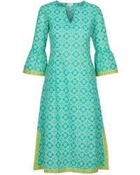 At Last - Cotton Belle Kaftan Dress - Lyst