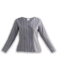 REISTOR - Fitted Cotton Tweed Jacket - Lyst