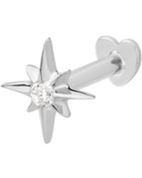 Vanhi - 14K Solid Lab-Grown Diamond North Star Flat Back Stud - Lyst