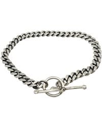 Tg-Jewellery by Tamara Gervasio - Skull Hand T-Bar Curb Bracelet — Sterling - Lyst