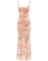 Alia Studio - Énigme Maxi Mesh Dress - Lyst