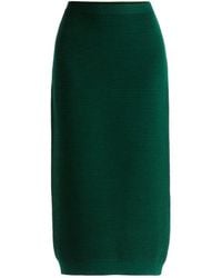 Paisie - Ribbed Midi Skirt - Lyst
