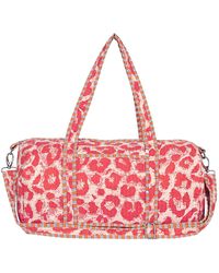 Conscious Yoga Collective - The Leopard Cotton Weekender - Lyst