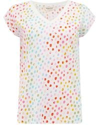 Sugarhill - Ariana V-Neck Tank T Shirt, Pebbles - Lyst