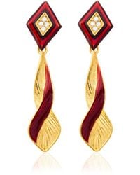 Milou Jewelry - Infinity Drop Earrings With Zircon - Lyst