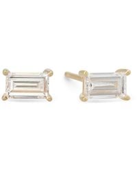 Dolcetto Designs - Lab Grown Diamond Baguette Studs - Lyst