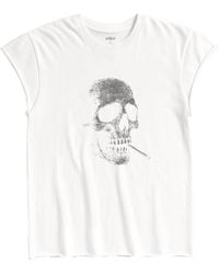 Other - Smoking Skull Rocker Tee - Lyst