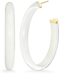 Gold & Honey - Xl Oval Hoops - Lyst