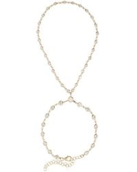 La Soula Jewelry - Neutrals Soraya Hand Chain - Lyst