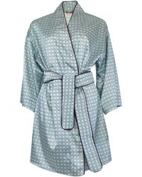 Nokaya - The Lady Silk Kimono Robe - Lyst