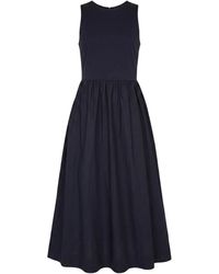 Modenaire - Seamed Maxi Dress Sculpted Silhouette - Lyst