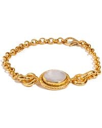 Ebru Jewelry - Lunar Glow Moonstone Adjustable Bracelet - Lyst