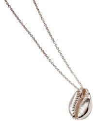 Posh Totty Designs - Sterling Silver Cowrie Shell Necklace - Lyst
