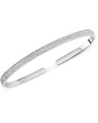 SALLY SKOUFIS - Destiny Palm Cuff With Made Diamonds - Lyst