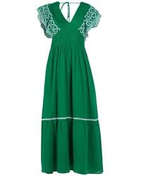 Rose & Nancy - Eleanor Cotton Maxi Dress - Lyst