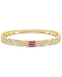 SHYMI - Pave Bangle With Stone - Lyst