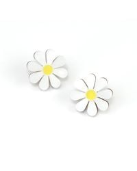 By Chavelli - Daisy Stud Earrings - Lyst