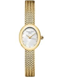 ROSEFIELD - Mini Oval Ladies Coloured Watch With Mother Of Pearl Dial - Lyst