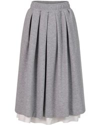 Clothes by Locker Room - Pleated Midi Skirt - Lyst