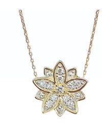 BLOOMTINE | Earth Angel HQ - Eternal Bloom Solid Diamond Lotus Flower Choker - Lyst