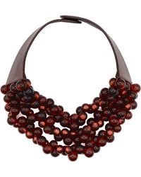Fairchild Baldwin - The Bubble Burgundy Necklace - Lyst
