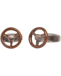 Simon Carter - Enamelled Steering Wheel Cufflinks - Lyst