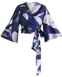 Paisie - Kimono Wrap Blouse - Lyst