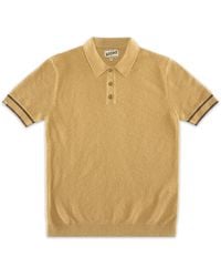 &SONS Trading Co - Neutrals Dempsey Knitted Polo Tan - Lyst