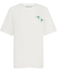 Sour Figs - Hummingbird Duo Print T-Shirt - Lyst