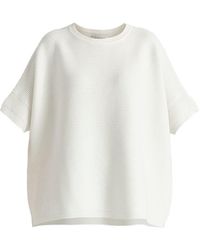 Paisie - Short Sleeve Ribbed Jumper - Lyst