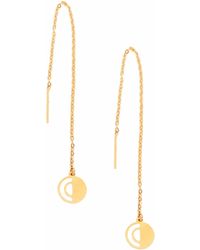 Sarvin - Circle Shape Drop Earrings - Lyst