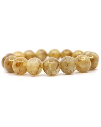 Shar Oke - Golden Rutilated Quartz Beaded Bracelet - Lyst