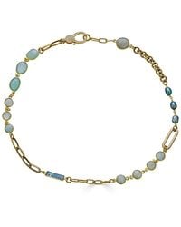 Loni Paul Jewelry - Moonstone, Kyanite, Aquamarine & Pearl Short Necklace - Lyst
