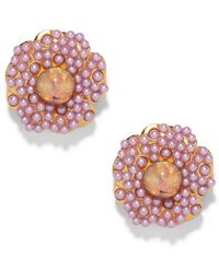 The Pink Reef - Vintage Inspired Valencia Earring - Lyst