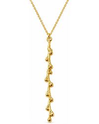 Mother Nature Jewelry - Mimosa Long Necklace, Handmade Nature Pendant - Lyst