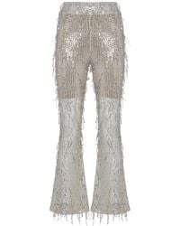 Thisisu Collection - Sylvie Sequin Fringe Pant - Lyst