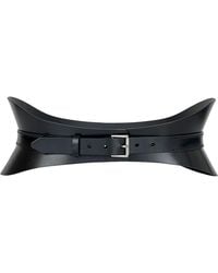 Haute Cuir - Crescent Leather Corset Belt - Lyst