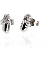 VicStoneNYC Fine Jewelry - Pill Stud Earrings - Lyst