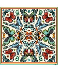 Emily Carter - The Tropical Butterfly Silk Scarf - Lyst