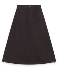 Thinking Mu - Paper-Touch Estel Midi Skirt - Lyst