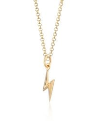 Scream Pretty - Lightning Bolt Charm Necklace - Lyst
