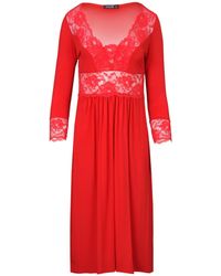 Oh!Zuza - Midi Viscose Nightgown - Lyst