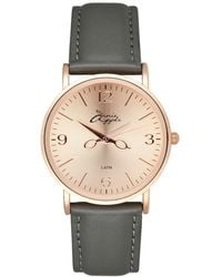 Bermuda Watch Company - Annie Apple Alore Rose/ Leather Hairdresser Scissor Hands Watch - Lyst