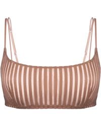 MONIQUE MORIN LINGERIE - Vertigo Bralette Mushroom - Lyst