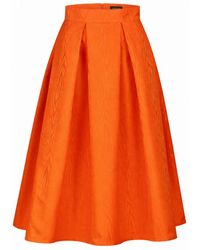 Marianna Déri - Midi Skirt With Moiré Effect - Lyst